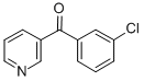 (3-Chlorophenyl)(pyridin-3-yl)methanone Structure,62247-00-1Structure