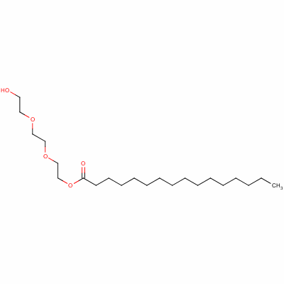 2-[2-(2-Hydroxyethoxy)ethoxy]ethyl palmitate Structure,62304-85-2Structure