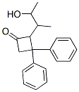 2-(2-Hydroxy-1-methylpropyl)-3,3-diphenylcyclobutanone Structure,62338-10-7Structure