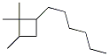2-Hexyl-1,1,4-trimethylcyclobutane Structure,62338-53-8Structure
