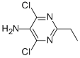 4,6-Dichloro-2-ethyl-5-pyrimidinamine Structure,6237-96-3Structure