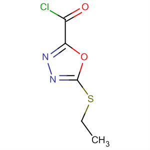 5-(Ethylsulfanyl)-1,3,4-oxadiazole-2-carbonyl chloride Structure,62373-37-9Structure