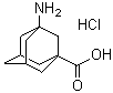 3-Amino-1-adamantanecarboxylic acid hydrochloride Structure,6240-01-3Structure