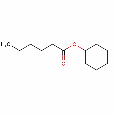 Hexanoic acid, cyclohexyl ester Structure,6243-10-3Structure