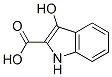 3-Hydroxy-1H-indole-2-carboxylic acid Structure,6245-93-8Structure