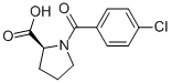 N-(4-chlorobenzoyl)-l-proline Structure,62522-91-2Structure