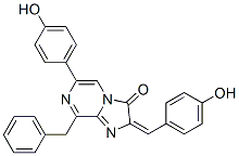 Imidazo[1,2-a]pyrazin-3(2h)-one,6-(4-hydroxyphenyl)-2-[(4-hydroxyphenyl )methylene]-8-(phenylmethyl)- (9ci) Structure,62541-09-7Structure