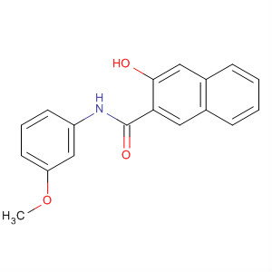 3-Hydroxy-n-(3-methoxyphenyl)-2-naphthalenecarboxamide Structure,62553-86-0Structure