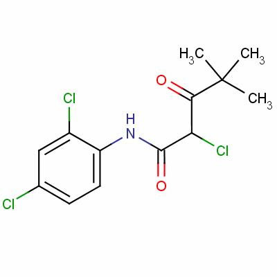 2-Chloro-n-(2,4-dichlorophenyl)-4,4-dimethyl-3-oxovaleramide Structure,62609-85-2Structure