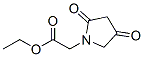 Ethyl 2,4-dioxopyrrolidine-1-acetate Structure,62613-80-3Structure