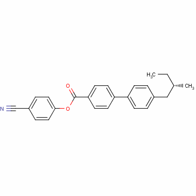 4-Cyanophenyl (s)-4’-(2-methylbutyl)[1,1’-biphenyl ]-4-carboxylate Structure,62614-51-1Structure