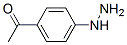 Ethanone,1-(4-hydrazinophenyl)- (9ci) Structure,62646-10-0Structure