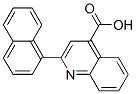 2-Naphthalen-1-yl-quinoline-4-carboxylic acid Structure,6265-23-2Structure