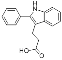 3-(2-Phenyl-1h-indol-3-yl)propanoic acid Structure,62663-27-8Structure