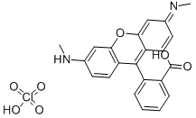 Rhodamine 116 perchlorate, laser grade, pure Structure,62669-77-6Structure