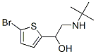 1-(5-Bromo-2-thienyl)-2-tert-butylaminoethanol Structure,62673-52-3Structure