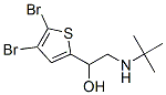 2-Tert-butylamino-1-(4,5-dibromo-2-thienyl)ethanol Structure,62673-57-8Structure