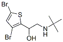 2-Tert-butylamino-1-(3,5-dibromo-2-thienyl)ethanol Structure,62673-59-0Structure