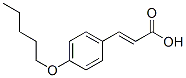 3-(4-Pentyloxyphenyl)-2-propenoic acid Structure,62718-63-2Structure