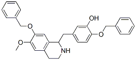 7-Benzyloxy-1-(4-benzyloxy-3-hydroxybenzyl)-6-methoxy-1,2,3,4-tetrahydroisoquinoline Structure,62744-15-4Structure