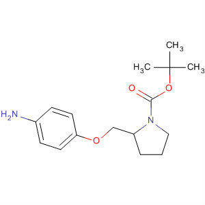 S)-tert-butyl 2-((4-aminophenoxy)methyl)pyrrolidine-1-carboxylate Structure,627463-04-1Structure