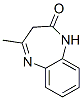 1,3-Dihydro-4-methyl-2h-1,5-benzodiazepin-2-one Structure,6276-48-8Structure