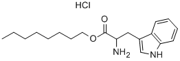 Octyl2-amino-3-(1h-indol-3-yl)propanoatehydrochloride Structure,6278-90-6Structure