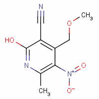 1,2-Dihydro-4-(methoxymethyl)-6-methyl-5-nitro-2-oxonicotinonitrile Structure,6281-75-0Structure