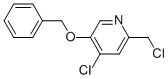 5-(Benzyloxy)-4-chloro-2-(chloromethyl)pyridine Structure,62811-98-7Structure