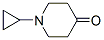 1-Cyclopropylpiperidin-4-one Structure,62813-01-8Structure