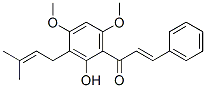 (E)-1-[2-hydroxy-4,6-dimethoxy-3-(3-methyl-2-butenyl)phenyl]-3-phenyl-2-propen-1-one Structure,62820-10-4Structure