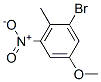 2-Bromo-4-methoxy-6-nitrotoluene Structure,62827-41-2Structure