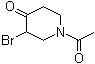 N-acetyl-3-bromo-4-piperidone Structure,62829-47-4Structure