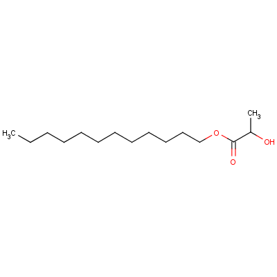 Propanoic acid,2-hydroxy-, dodecyl ester Structure,6283-92-7Structure