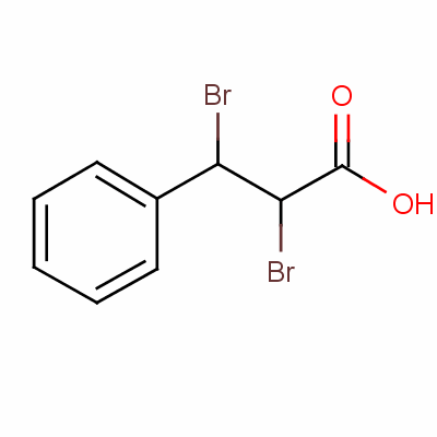 2,3-Dibromo-3-phenylpropionic Acid Structure,6286-30-2Structure