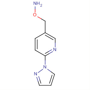 O-((6-(1h-pyrazol-1-yl)pyridin-3-yl)methyl)hydroxylamine Structure,628703-61-7Structure