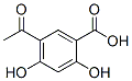 5-Acetyl-2,4-dihydroxybenzoic acid Structure,62908-65-0Structure