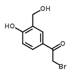 2-Bromo-1-[4-hydroxy-3-(hydroxymethyl)phenyl]ethan-1-one Structure,62932-94-9Structure