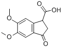 2,3-Dihydro-5,6-dimethoxy-3-oxo-1h-indene-1-carboxylic acid Structure,62956-63-2Structure