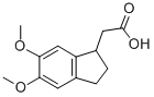 5,6-Dimethoxyindan-1-acetic acid Structure,62956-65-4Structure