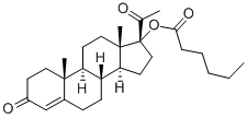 Hydroxyprogesterone caproate Structure,630-56-8Structure