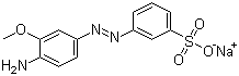 4-Amino-3-methoxyazobene-3-sulfonic acid sodium salt Structure,6300-07-8Structure