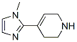 Pyridine, 1,2,3,6-tetrahydro-4-(1-methyl-1h-imidazol-2-yl)-(9ci) Structure,630120-23-9Structure