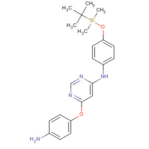 [6-(4-Amino-phenoxy)pyrimidin-4-yl][4-(tert-butyl-dimethyl-silyloxy)phenyl]amine Structure,630125-38-1Structure