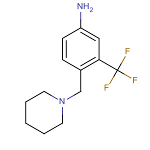 3-Trifluoromethyl-4-(piperidin-1-ylmethyl)-phenylamine Structure,630125-82-5Structure