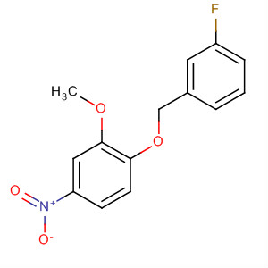 1-(3-Fluorobenzyloxy)-2-methoxy-4-nitrobenzene Structure,630413-35-3Structure