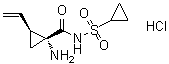 Cyclopropanecarboxamide, 1-amino-N-(cyclopropylsulfonyl)-2-ethenyl-, hydrochloride (1R,2S)- Structure,630421-49-7Structure