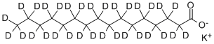 Potassium hexadecanoate-d31 Structure,63074-47-5Structure