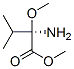 Valine,2-methoxy-,methyl ester Structure,63096-19-5Structure