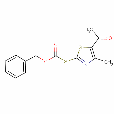 S-(5-acetyl-4-methylthiazol-2-yl) o-benzyl thiocarbonate Structure,63148-79-8Structure